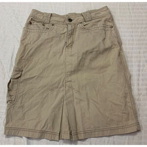 🫐🫐🫐  MARMOT WOMENS CARGO COTTON SKIRT SIZE 6 🫐🫐